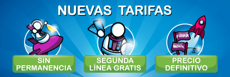 Fibra y dos líneas móviles