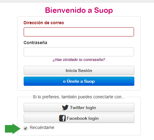 Mantener sesión abierta