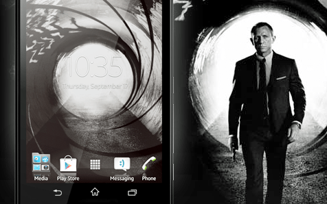 Sony xperiaT Skyfall James bond